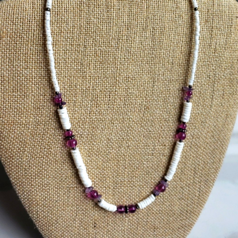 Puka shell necklace